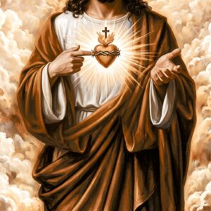 Sagrado Coração de Jesus 56x117