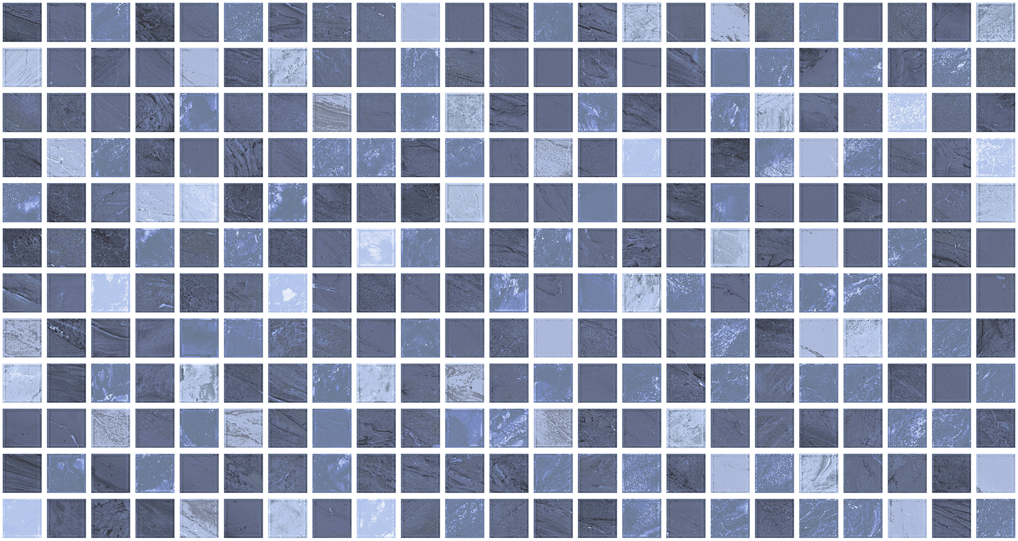Mosaic Blue 31x59